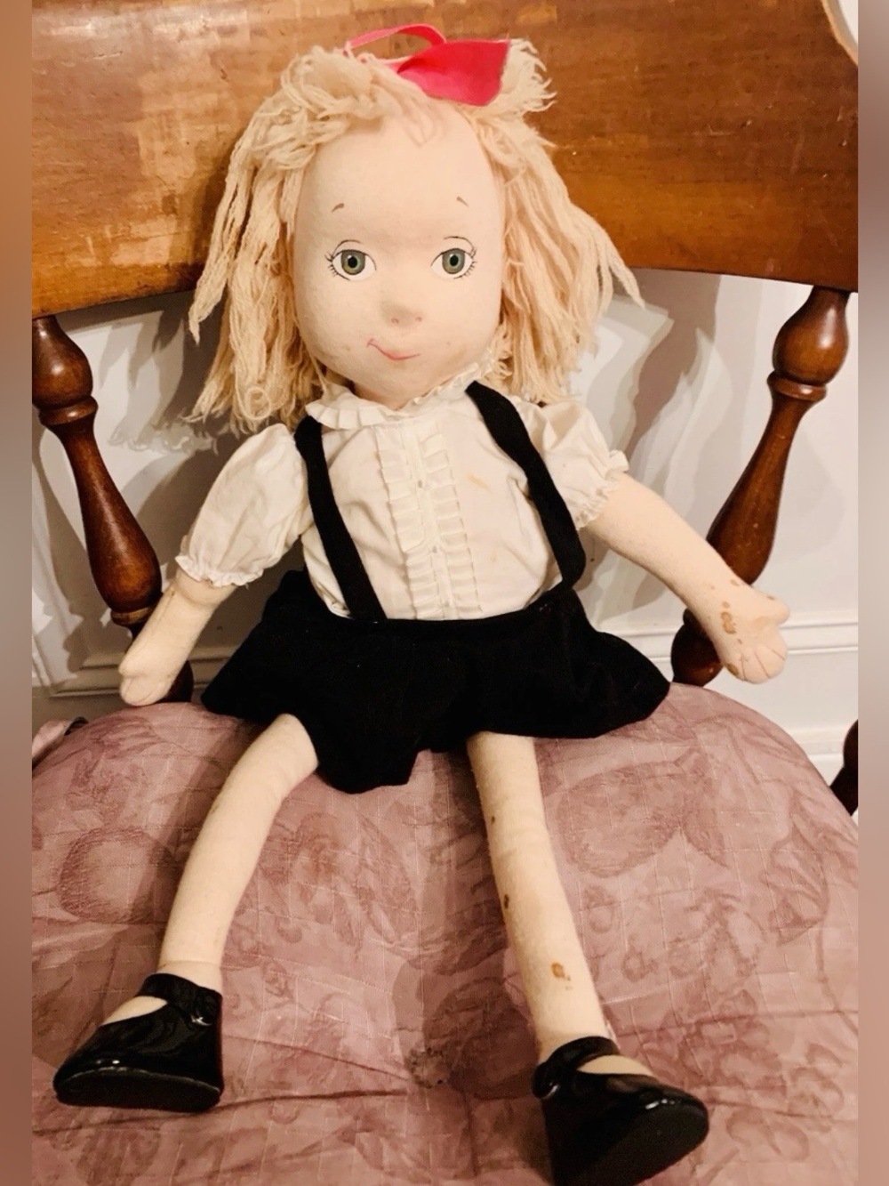 2000 Madame Alexander Eloise Cloth Doll 18" Style 80690 Fair Condition READ~